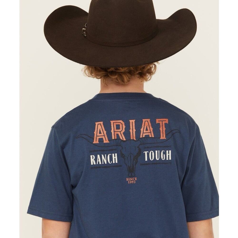 Ariat Ranch Tough Graphic T-Shirt, Med (10/12) - NWT - Picture 2 of 3